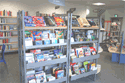 Ein Bücherregal aus der Stadtbücherei Ein Bücherregal aus der Stadtbücherei