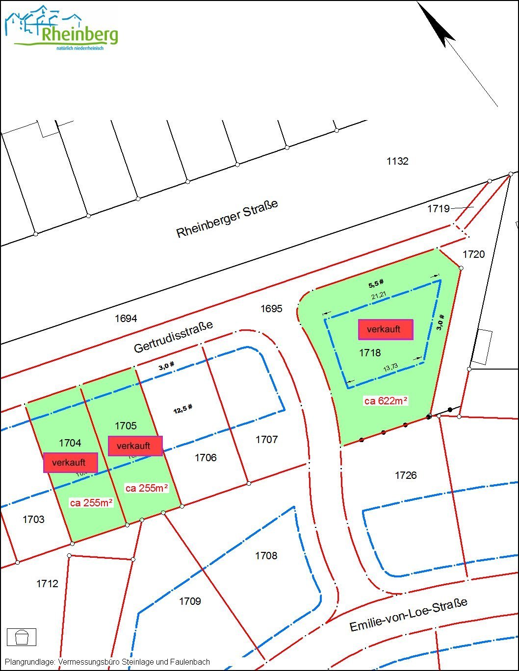 Auszug Lageplan