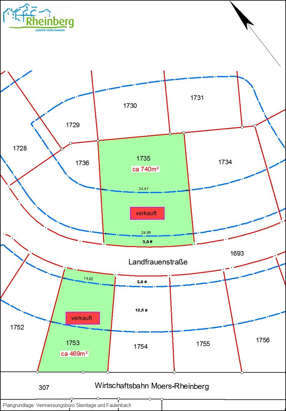 Auszug Lageplan