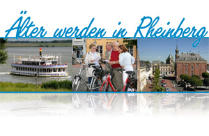 Deckblatt der Broschüre Älter werden in Rheinberg