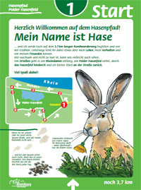 Flyer zum Hasenpfad