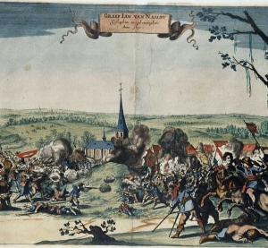Kampfhandlungen in der Gegend von Orsoy 1630. Entstehungsjahr um 1651.