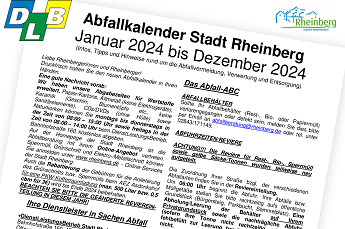 Ein Bild des Abfallkalenders 2024