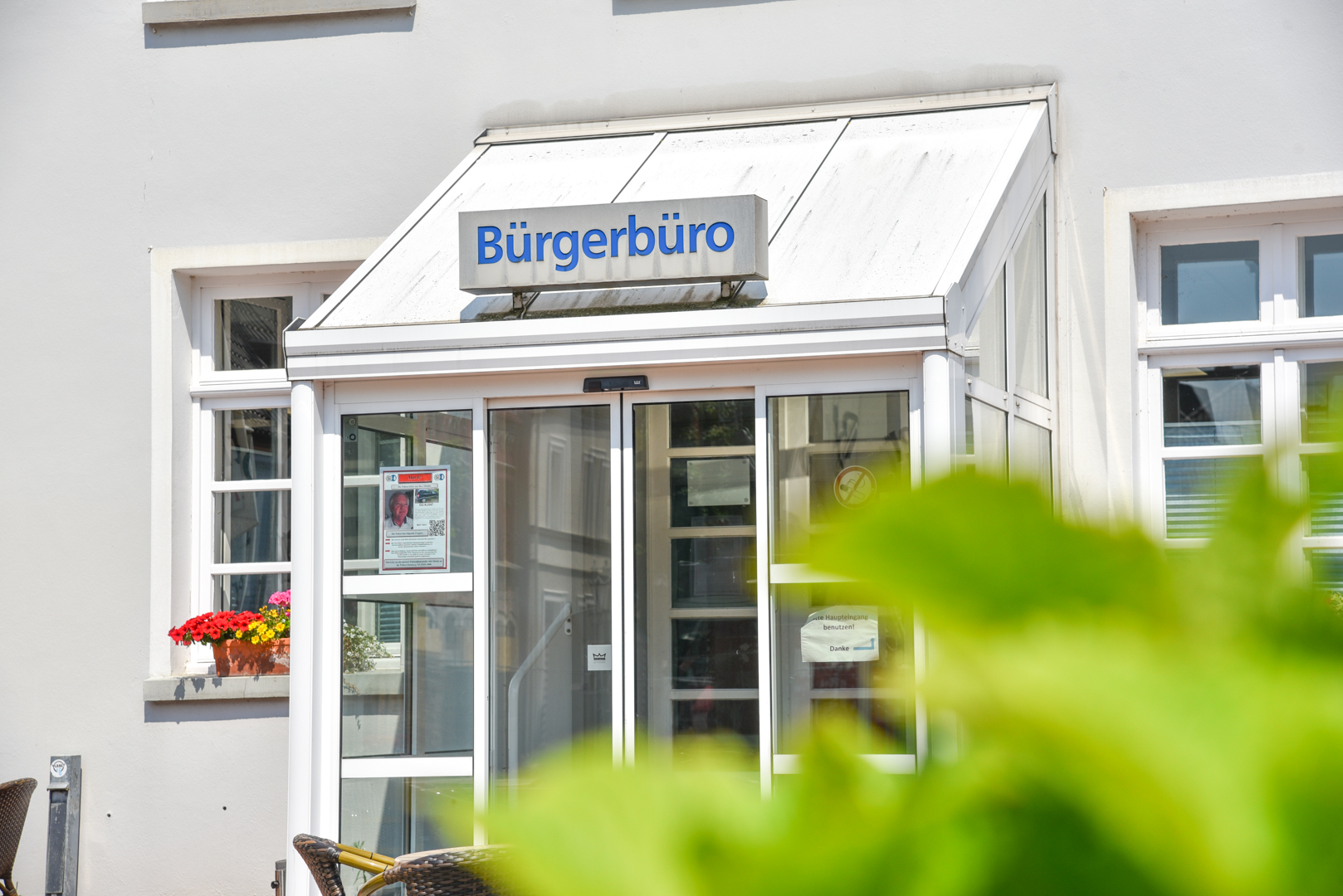 Ein Bild vom Eingangsbereich des Bürgerbüros