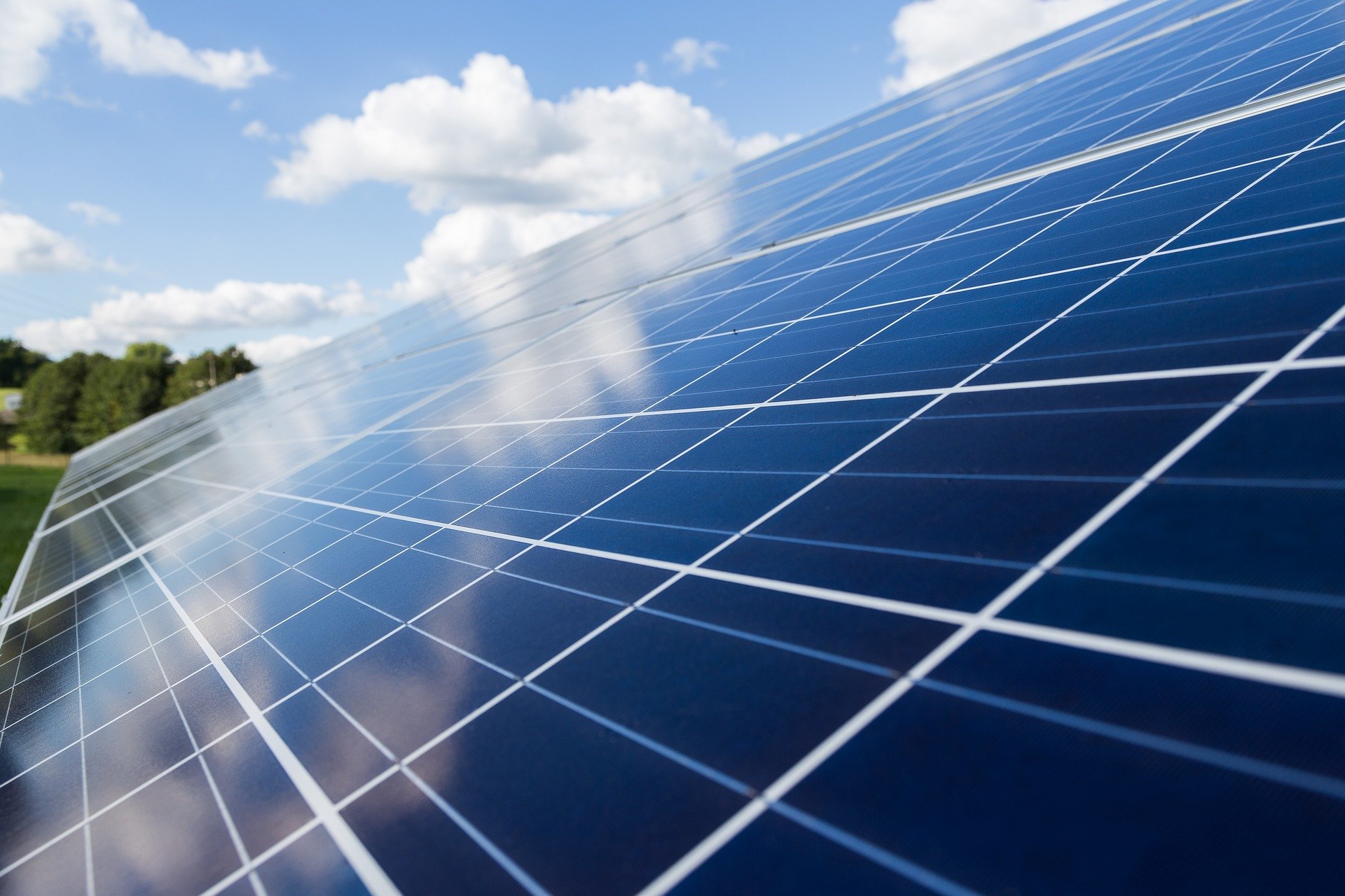 Einige Solarzellen