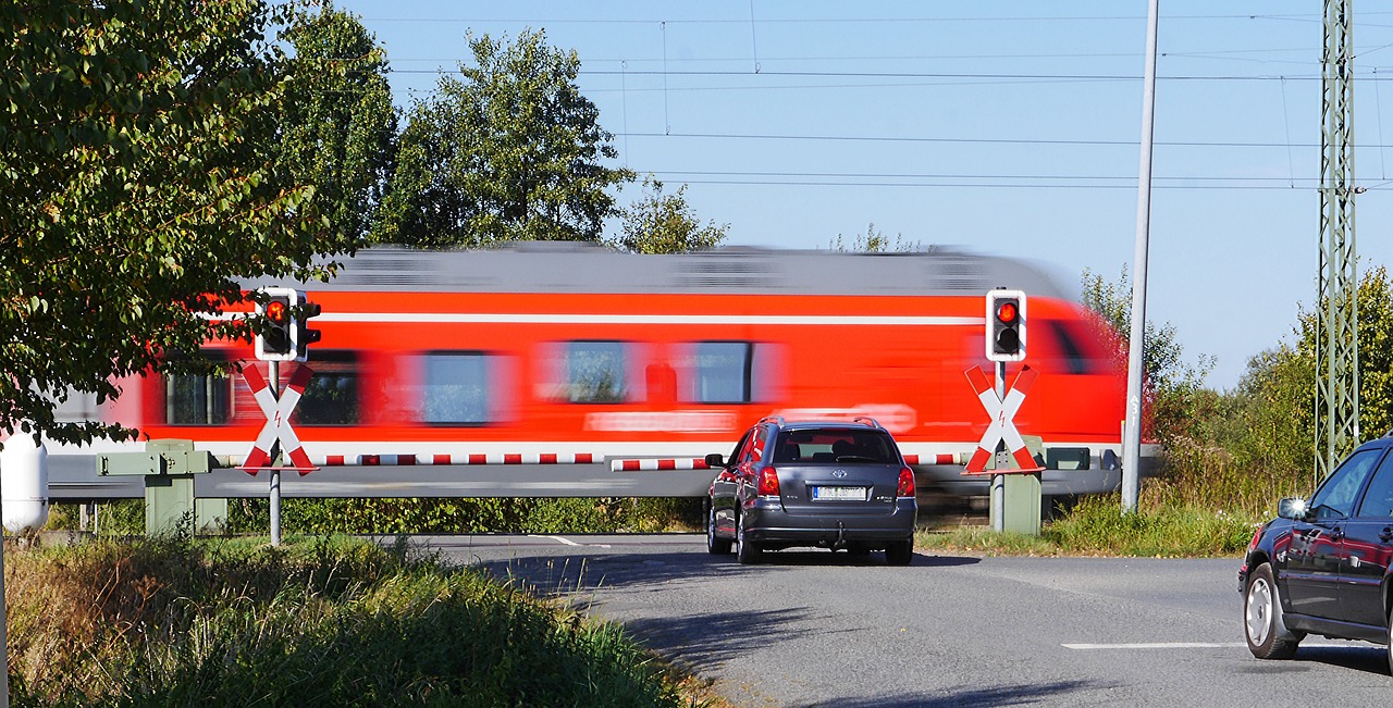 Sperrung Bahnübergang Orsay