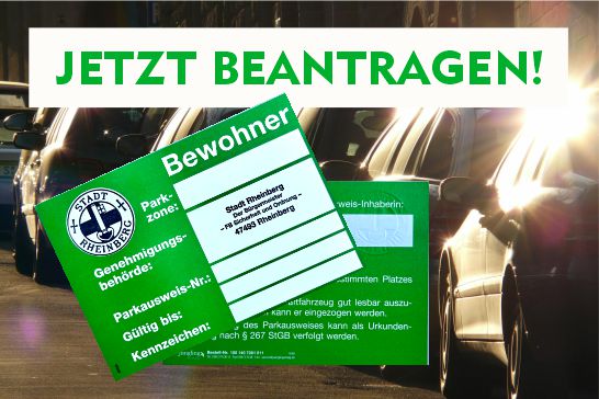 neue Bewohnerparkausweise jetzt beantragen