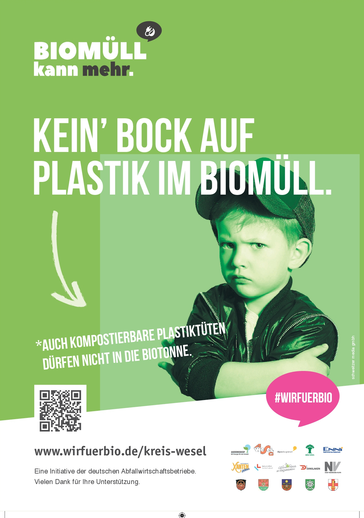 Kampagne "Kein Bock auf Plastik im Biomüll"