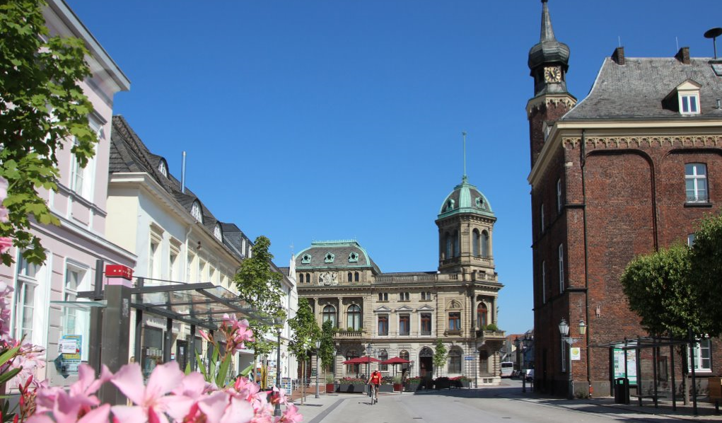 Ein Bild der Rheinberger Innenstadt