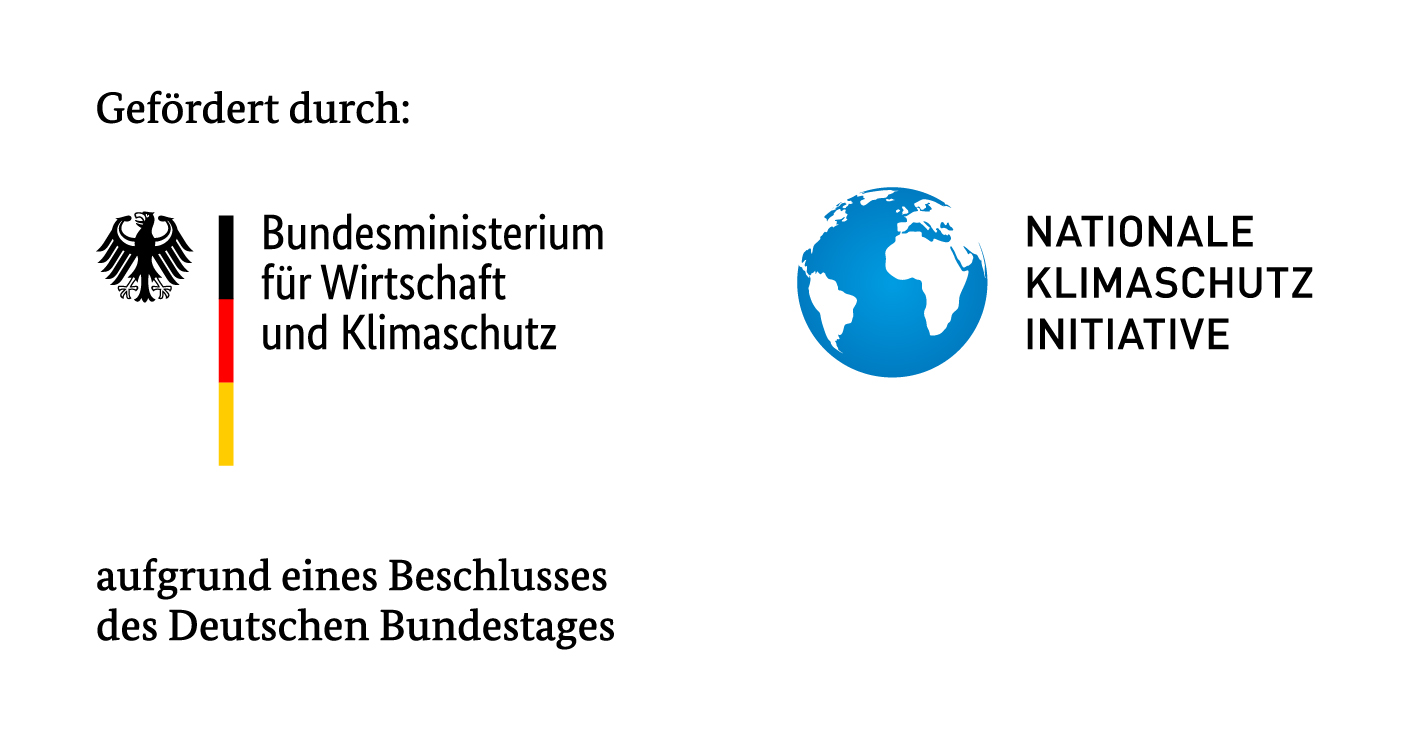 Logo vom Bundesministerium für Wirtschaft und Klimaschutz und Nationale Klimaschutz Initiative