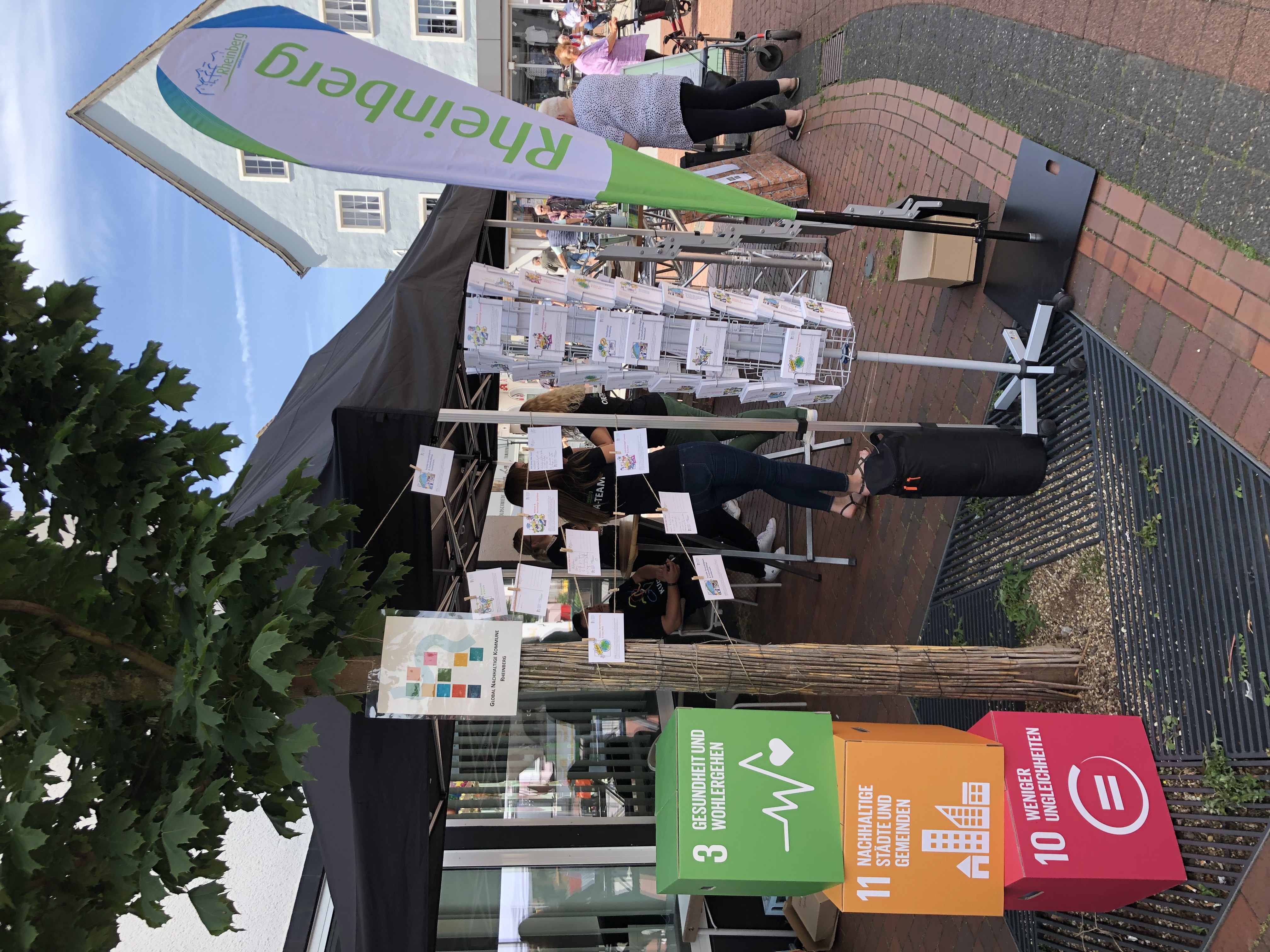 GNK Infostandt auf dem Kulturfest in Rheinberg