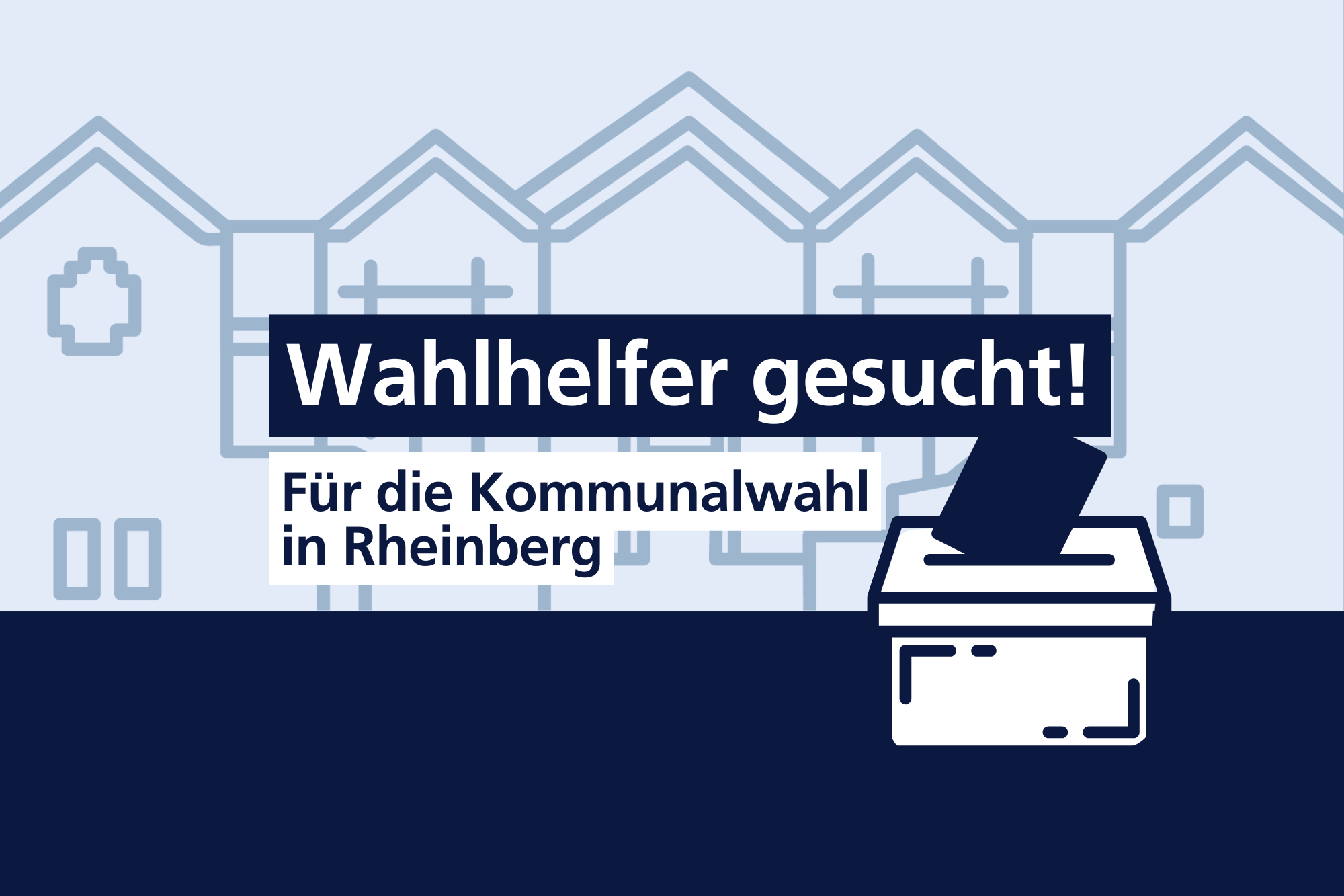 Kommunalwahl 2025 Wahlhelfer inn Rheinberg