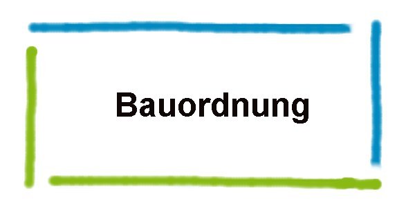 Platzhalterschild Bauordnung