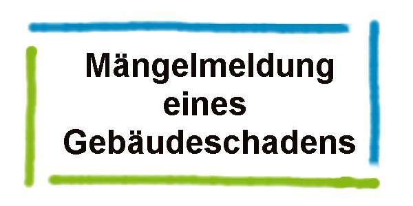 Mängelmeldung eines Geäudeschadens