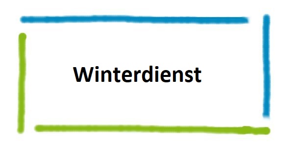 Platzhalterschild Winterdienst