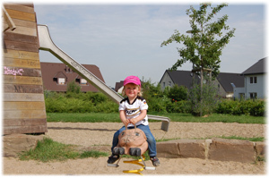 Kind auf dem Spielplatz