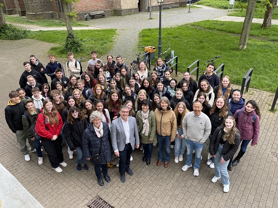 Die Schülerinnen und Schüler aus Montreuil-sur-Mer